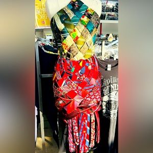 Vintage hand made Tie Dress
